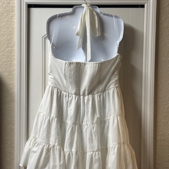 NWT TCEC- White Mini Dress- L - Picture 2 of 5